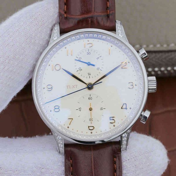 men's relogio mechanical automatic watch tlxtiw371440 leather strap diameter 41mm imitation, Slivery;brown
men's relogio mechanical automatic watch tlxtiw371440 leather strap diameter 41mm imitation, Slivery;brown