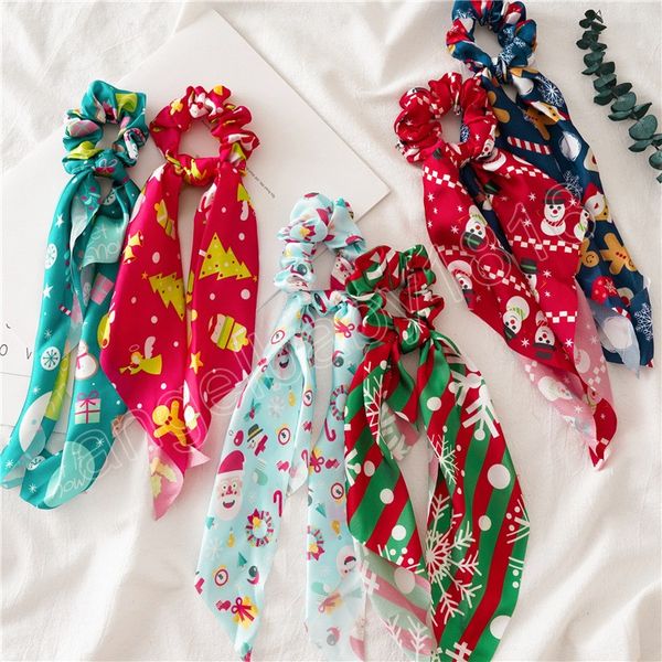 long ribbon christmas scrunchies xmas headwear ponytail scarf girls elastic hair band women hair accessories, Slivery;white
long ribbon christmas scrunchies xmas headwear ponytail scarf girls elastic hair band women hair accessories, Slivery;white