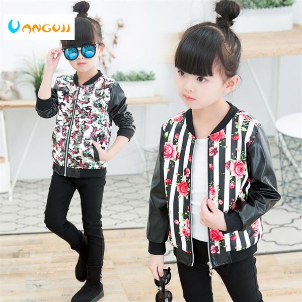 girls leather coat children's fashion pu jacket 3-9 years old girl round neck print flowers camouflage artificial kids outwea291p
girls leather coat children's fashion pu jacket 3-9 years old girl round neck print flowers camouflage artificial kids outwea291p