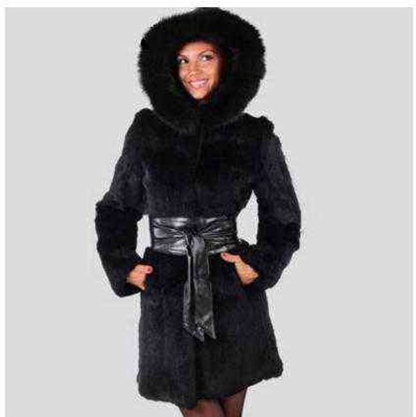 new female hooded mink fur jackets long section casaco de pele large size casual womens fur overcoats warm clothes s/6xl cj81 t220810, Black
new female hooded mink fur jackets long section casaco de pele large size casual womens fur overcoats warm clothes s/6xl cj81 t220810, Black