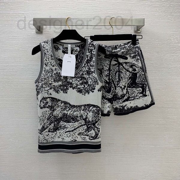 casual dresses designer new summer knitted set jungle tiger animal pattern vest with one side drawstring shorts anjt, Black;gray
casual dresses designer new summer knitted set jungle tiger animal pattern vest with one side drawstring shorts anjt, Black;gray