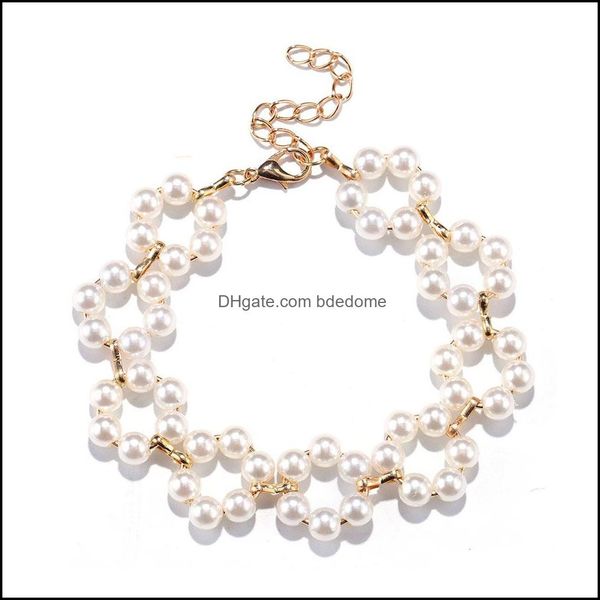link chain bracelets jewelry mti-layered pearl bracelet natural freshwater oval twisted fashion women bangle gift charm bra dhs7k, Black
link chain bracelets jewelry mti-layered pearl bracelet natural freshwater oval twisted fashion women bangle gift charm bra dhs7k, Black
