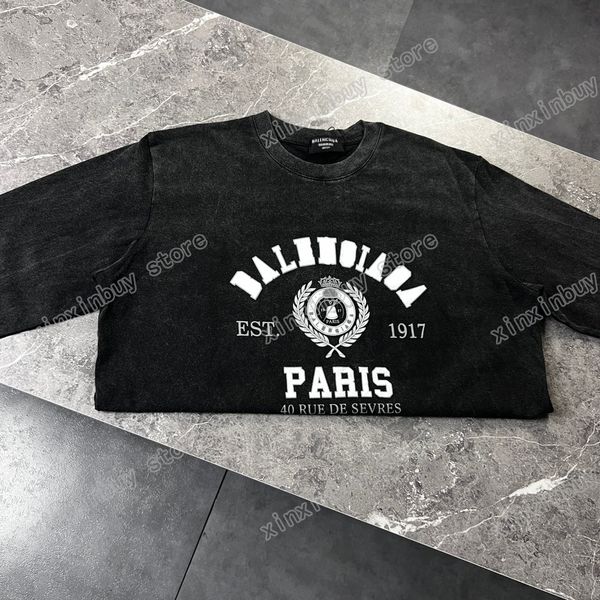 xinxinbuy men women designers t shirts tee long sleeve paris ear wheat letter print crew neck streetwear blue s-xl, White;black
xinxinbuy men women designers t shirts tee long sleeve paris ear wheat letter print crew neck streetwear blue s-xl, White;black