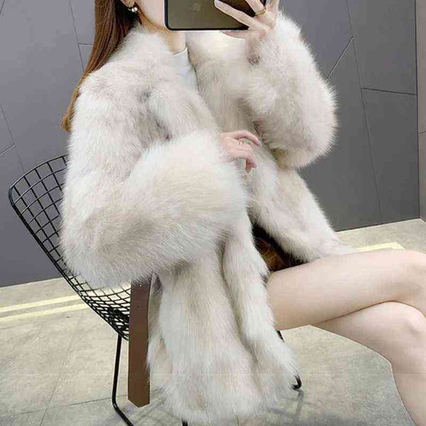 high-quality ladies imitation fur coat winter thickening warm plush jacket women t220810, Black
high-quality ladies imitation fur coat winter thickening warm plush jacket women t220810, Black