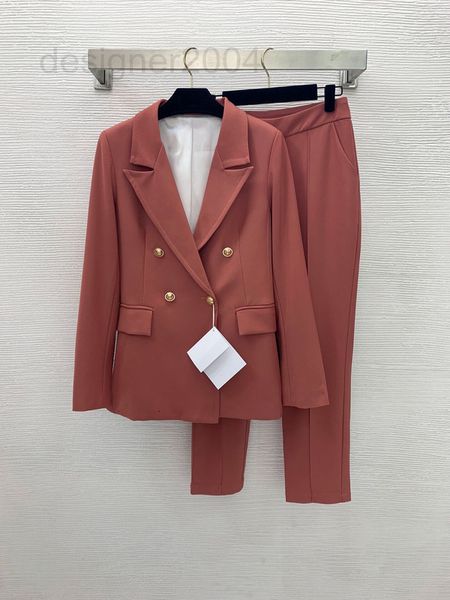 casual dresses designer autumn and winter suits workplace double breasted lapel long sleeved jacket medium waist straight pants p83w, Black;gray
casual dresses designer autumn and winter suits workplace double breasted lapel long sleeved jacket medium waist straight pants p83w, Black;gray