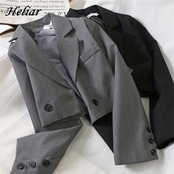 women's jackets heliar long sleeve japan vintage jk with buttons cropped jackets for women autumn suits 220811, Black;brown
women's jackets heliar long sleeve japan vintage jk with buttons cropped jackets for women autumn suits 220811, Black;brown