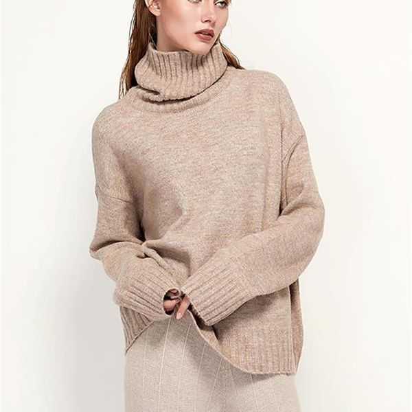 aachoae autumn winter women knitted turtleneck wool sweaters casual basic pullover jumper batwing long sleeve loose 220811, White;black
aachoae autumn winter women knitted turtleneck wool sweaters casual basic pullover jumper batwing long sleeve loose 220811, White;black