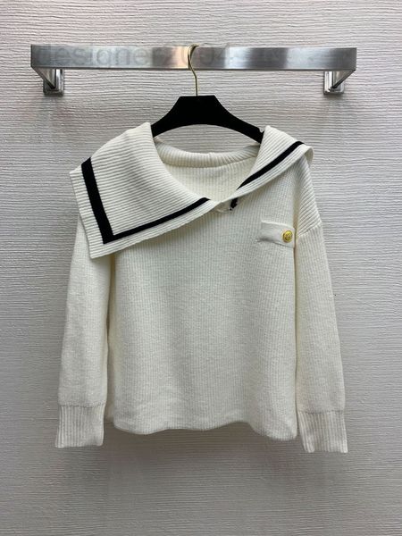 women's sweaters designer fashion star guan xiaotong's college style badge gold button decorative sweater loose 8jm5, White;black
women's sweaters designer fashion star guan xiaotong's college style badge gold button decorative sweater loose 8jm5, White;black