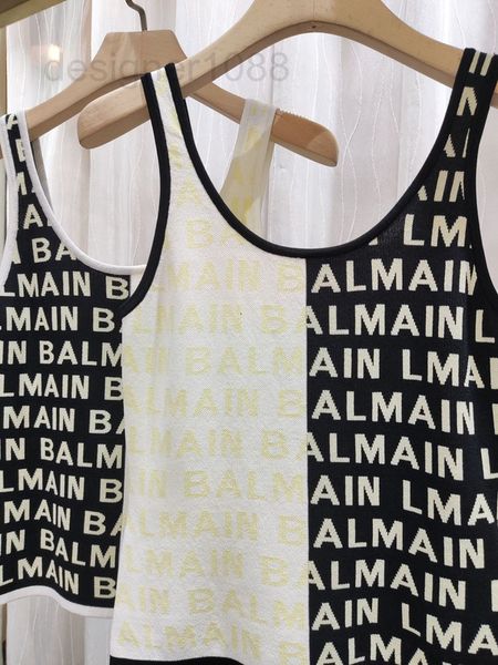 women's t-shirt designer 2022 balman knitted slim round neck ice silk bottomed vest luxury sweater letter color blocking high waist 5zz, White
women's t-shirt designer 2022 balman knitted slim round neck ice silk bottomed vest luxury sweater letter color blocking high waist 5zz, White