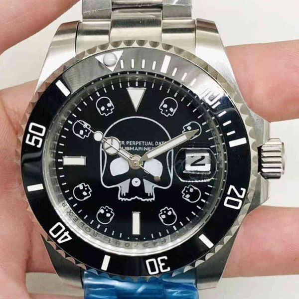 luxury mens mechanical watch automatic diving black skeleton full-automatic machine swiss es brand wristwatch, Slivery;brown
luxury mens mechanical watch automatic diving black skeleton full-automatic machine swiss es brand wristwatch, Slivery;brown