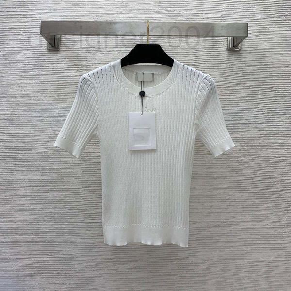 women's sweaters designer 2022 new style pure color vertical stripe round neck short sleeve high elastic slim knit za4h, White;black
women's sweaters designer 2022 new style pure color vertical stripe round neck short sleeve high elastic slim knit za4h, White;black