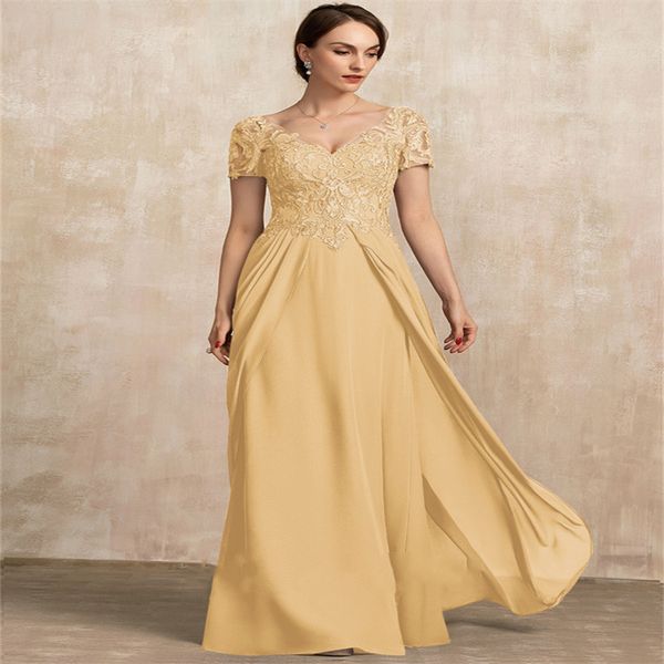 floor-length chiffon lace mother of the bride dress champagne a-line v-neck regular seleeve vintage mother 's gowns, Black;red
floor-length chiffon lace mother of the bride dress champagne a-line v-neck regular seleeve vintage mother 's gowns, Black;red