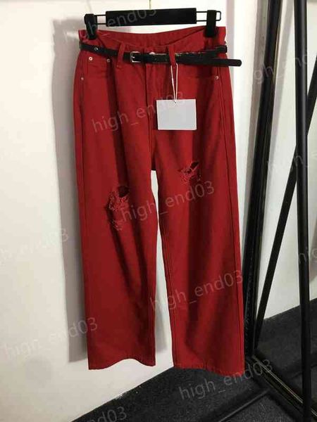 designer womens red ripped jeans a wang letter logo metal belt fashion straight jeans street casual loose pants luxury women designer clothi, Blue
designer womens red ripped jeans a wang letter logo metal belt fashion straight jeans street casual loose pants luxury women designer clothi, Blue