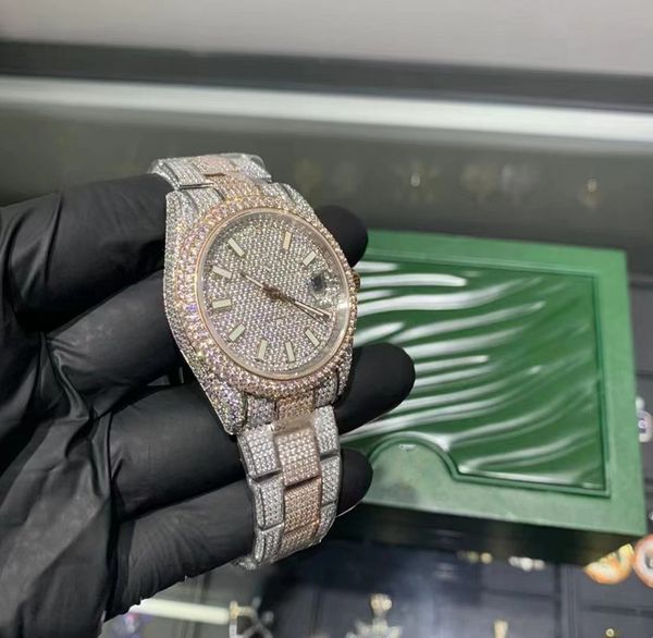 luxury mens watches 4130 movement watches for men 3255 montre de luxe watch mosang stone moissanite diamond watchs wristwatch mechanical aut, Slivery;brown
luxury mens watches 4130 movement watches for men 3255 montre de luxe watch mosang stone moissanite diamond watchs wristwatch mechanical aut, Slivery;brown