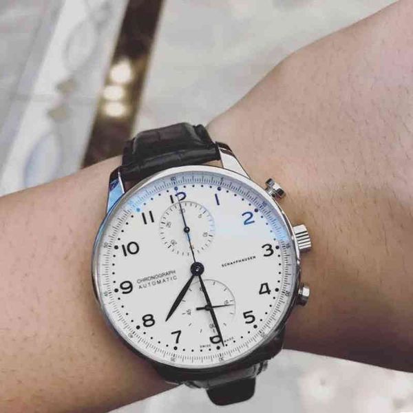 swiss portuguese marine chronograph pilot seven wave fino da vinci men's and women's watch leather, Slivery;brown
swiss portuguese marine chronograph pilot seven wave fino da vinci men's and women's watch leather, Slivery;brown