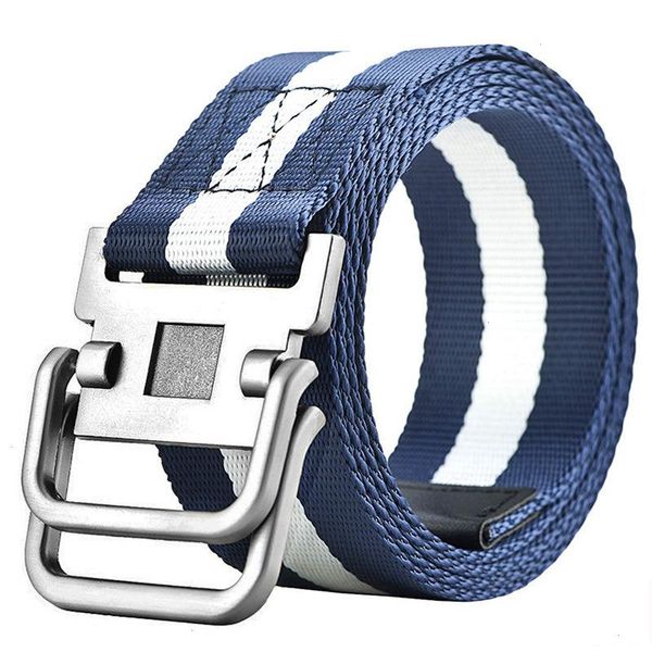double buckle canvas belt men military training belts fashion outdoor metal waistband, Black;brown
double buckle canvas belt men military training belts fashion outdoor metal waistband, Black;brown