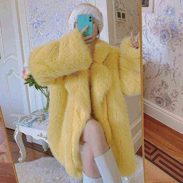 women 2021 autumn winter new solid color faux fur jackets female mid-long warm outwear ladies imitation fur loose coats m668 t220810, Black
women 2021 autumn winter new solid color faux fur jackets female mid-long warm outwear ladies imitation fur loose coats m668 t220810, Black