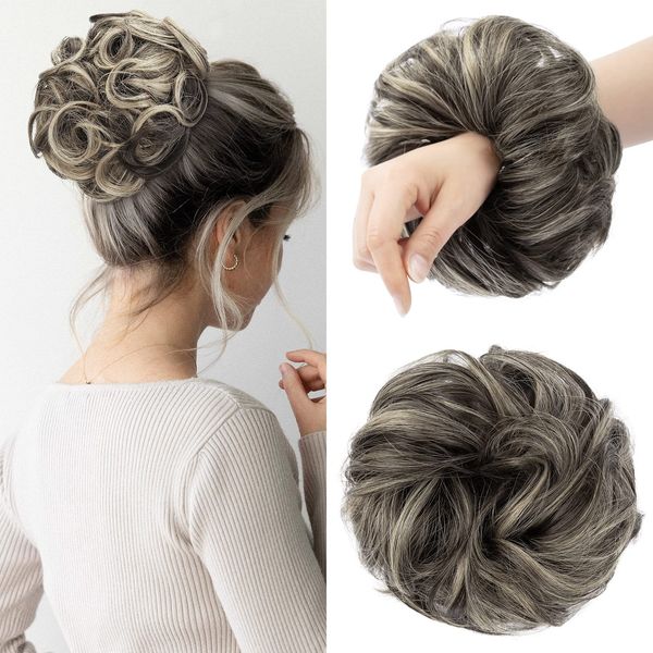 messy bun hair piece messy rose buns piece for women 3pcs/lot scrunchies updo hair pieces bun extension ponytail messy hair bun ls14, Black;brown
messy bun hair piece messy rose buns piece for women 3pcs/lot scrunchies updo hair pieces bun extension ponytail messy hair bun ls14, Black;brown