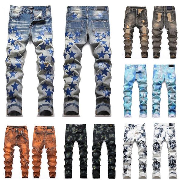 22ss mens brand designers jeans ripped slim fit motorcycle biker denim men leisure fashion men's jeans, Blue
22ss mens brand designers jeans ripped slim fit motorcycle biker denim men leisure fashion men's jeans, Blue