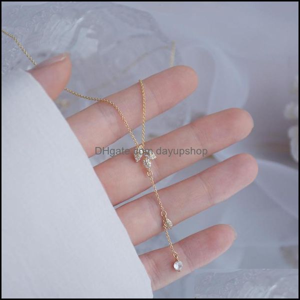 chains necklaces pendants jewelry ins 14k real gold cubic zircon leaf water drop temperament short necklace for women daily date jew dhrbu, Silver
chains necklaces pendants jewelry ins 14k real gold cubic zircon leaf water drop temperament short necklace for women daily date jew dhrbu, Silver