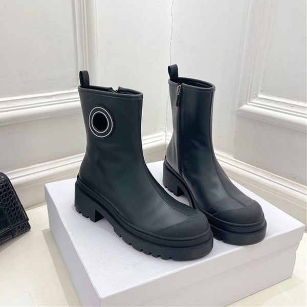 autumn and winter new version cowhide nude boots retro wild low-heeled ankle boot, Black
autumn and winter new version cowhide nude boots retro wild low-heeled ankle boot, Black