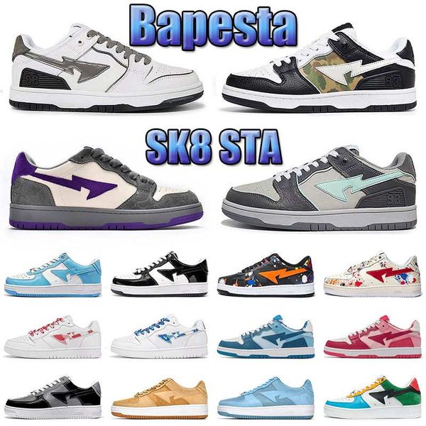 bapestas baped sk8 sta running shoes men women bapesta designer platform shoes camo black white green orange original camouflage trainers sp
bapestas baped sk8 sta running shoes men women bapesta designer platform shoes camo black white green orange original camouflage trainers sp