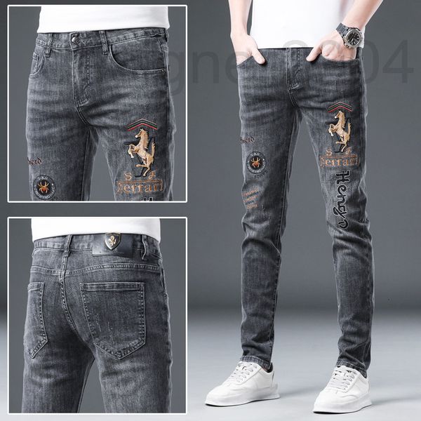 men's jeans designer spring 2022 pegasus embroidered jeans men's slim fit leggings fashion brand high-end grey cotton pants wess, Blue
men's jeans designer spring 2022 pegasus embroidered jeans men's slim fit leggings fashion brand high-end grey cotton pants wess, Blue