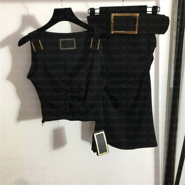 women two piece dress women's vest short tight hip skirt 2 pcs suit set fashionable style in black, White
women two piece dress women's vest short tight hip skirt 2 pcs suit set fashionable style in black, White