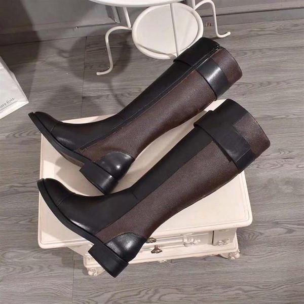 fashion color matching round head women long boots female martin casual wild non-slip leather women boots274p, Black
fashion color matching round head women long boots female martin casual wild non-slip leather women boots274p, Black