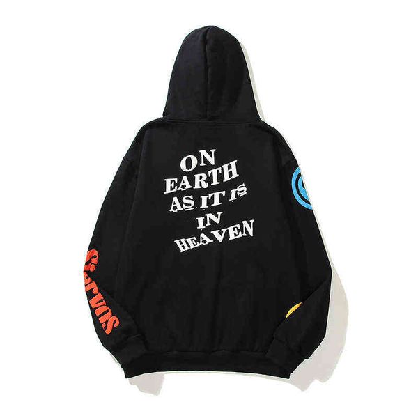 2022 three-dimensional letter printed sweater loose men's and women's couple hoodie jacket, Black
2022 three-dimensional letter printed sweater loose men's and women's couple hoodie jacket, Black