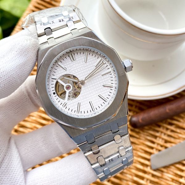 mens watch automatic mechanical watches 41mm business wristwatch waterproof all stainless steel montre de luxe, Slivery;brown
mens watch automatic mechanical watches 41mm business wristwatch waterproof all stainless steel montre de luxe, Slivery;brown