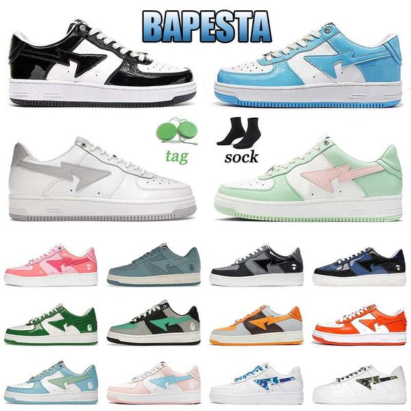 designer new bapestas star sk8 running shoes leather platform trainers with socks mens women white black abc unc union blue camo low sneaker
designer new bapestas star sk8 running shoes leather platform trainers with socks mens women white black abc unc union blue camo low sneaker