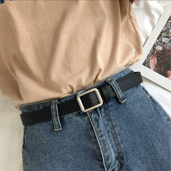 fashion women belt non-porous square buckle jeans black chic luxury brand ladies vintage strap female waistband 2.3cm width, Black;brown
fashion women belt non-porous square buckle jeans black chic luxury brand ladies vintage strap female waistband 2.3cm width, Black;brown