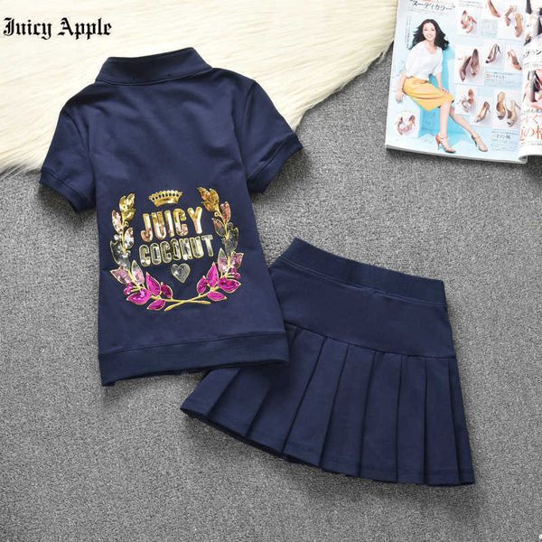 juicy apple tracksuit women summer new casual sports short sleeved suit short skirt fashion sequined pleated skirt tennis suit, Gray
juicy apple tracksuit women summer new casual sports short sleeved suit short skirt fashion sequined pleated skirt tennis suit, Gray