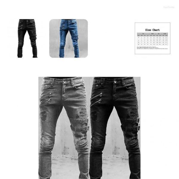 men's jeans denim fashion no odor men 5 sizes male zipper placket for dating wear, Blue
men's jeans denim fashion no odor men 5 sizes male zipper placket for dating wear, Blue