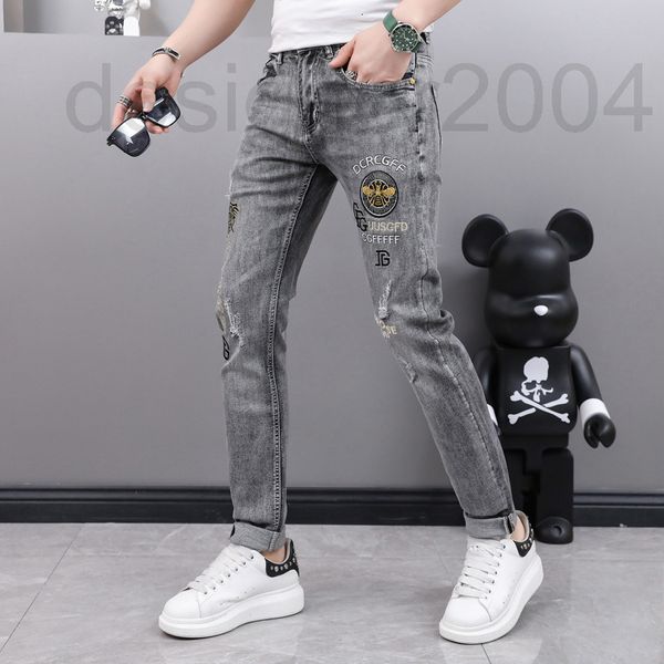 men's jeans designer printed pants jeans men's spring and summer 2022 new slim fit small foot casual autumn elastic 8ti2, Blue
men's jeans designer printed pants jeans men's spring and summer 2022 new slim fit small foot casual autumn elastic 8ti2, Blue