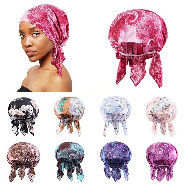 women's silk shower cap colorful print satin summer ethnic style baotou hat ladies fashion waterproof three-cornered hat, Yellow
women's silk shower cap colorful print satin summer ethnic style baotou hat ladies fashion waterproof three-cornered hat, Yellow