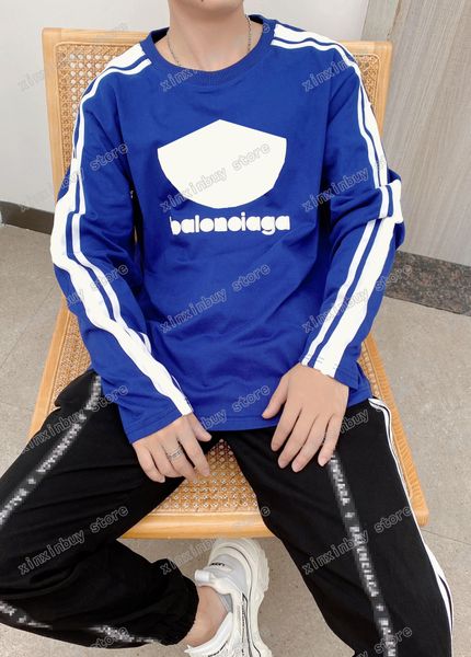 xinxinbuy men designers t shirts tee long sleeve paris webbing letter print set crew neck streetwear blue m-2xl, White;black
xinxinbuy men designers t shirts tee long sleeve paris webbing letter print set crew neck streetwear blue m-2xl, White;black