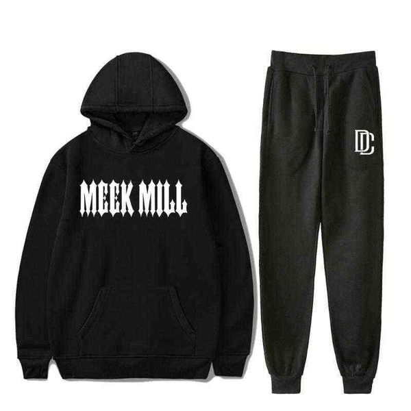 men's tracksuits meek mill casual fashion fall suit hoodies sportswear hoodie sweatshirt pant two piecesetmen's t220809, Gray
men's tracksuits meek mill casual fashion fall suit hoodies sportswear hoodie sweatshirt pant two piecesetmen's t220809, Gray