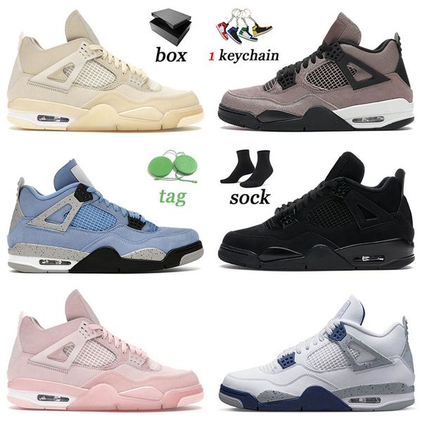 with box 2022 fashion og basketball jumpman shoes sail 4 4s iv university blue black cat midnight navy taupe haze craft sneakers trainers 36
with box 2022 fashion og basketball jumpman shoes sail 4 4s iv university blue black cat midnight navy taupe haze craft sneakers trainers 36