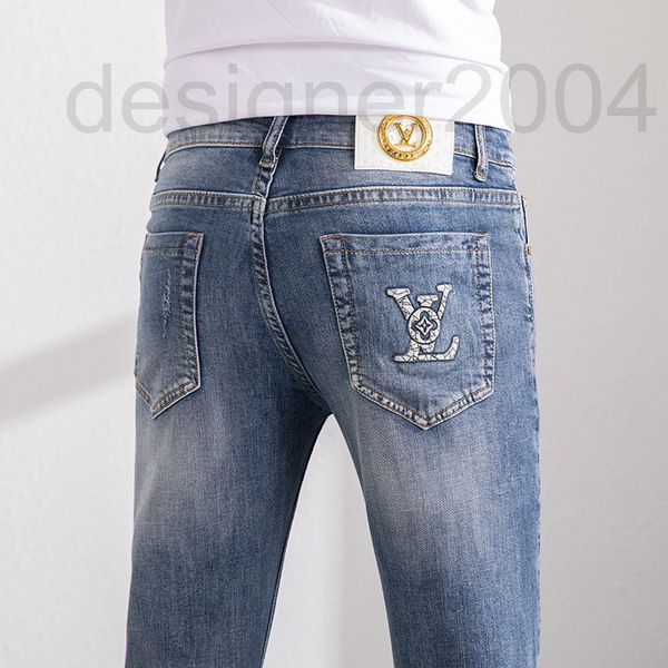 men's jeans designer 2021 european slim elastic small leg jeans men's light print korean casual autumn long pants oncw, Blue
men's jeans designer 2021 european slim elastic small leg jeans men's light print korean casual autumn long pants oncw, Blue