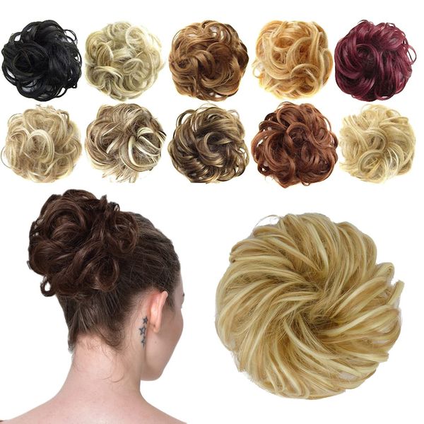 messy bun hair piece wavy curly scrunchies dirty blonde synthetic ponytail extensions 3pcs/lot thick updo large hairpieces for women girls k, Black;brown
messy bun hair piece wavy curly scrunchies dirty blonde synthetic ponytail extensions 3pcs/lot thick updo large hairpieces for women girls k, Black;brown