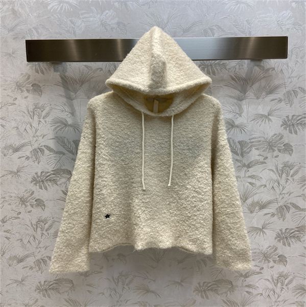 women cashmere knitted lamb woolen hoodie sport style hooded version of sweatshirt classic star embroidery embellish pant pullover sweater w, Black
women cashmere knitted lamb woolen hoodie sport style hooded version of sweatshirt classic star embroidery embellish pant pullover sweater w, Black