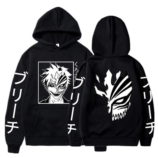 anime bleach kurosaki ichigo hoodie boy/girls sweatshirts japanese streetwears men women crewneck pullovers anime clothes 220811, Black
anime bleach kurosaki ichigo hoodie boy/girls sweatshirts japanese streetwears men women crewneck pullovers anime clothes 220811, Black