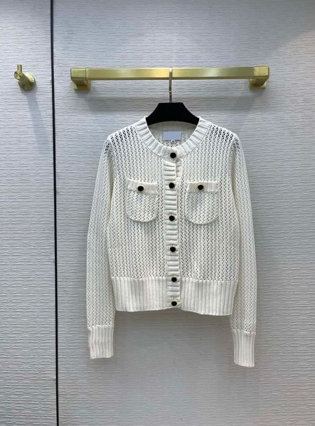 921 xl 2022 runway autumn women's sweaters long sleeve cardigan black white crew neck kint womens zhen, White;black
921 xl 2022 runway autumn women's sweaters long sleeve cardigan black white crew neck kint womens zhen, White;black