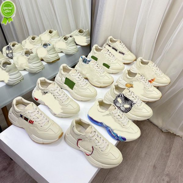 2022 mens rhyton casual shoes dad sneaker paris fashion women shoe platform sports trainers strawberry mouse wave mouth tiger, Black
2022 mens rhyton casual shoes dad sneaker paris fashion women shoe platform sports trainers strawberry mouse wave mouth tiger, Black