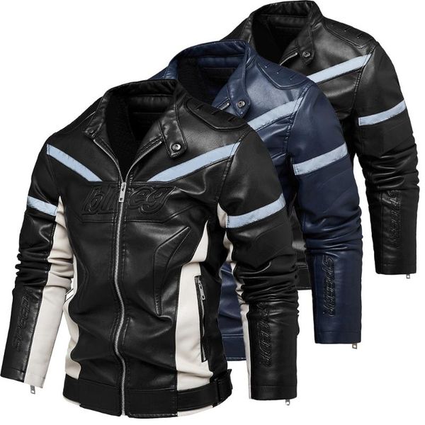 fashion plush coat leather jacket motorcycle pu clothing reflective stripe business casual jacket autumn and winter, Black;brown
fashion plush coat leather jacket motorcycle pu clothing reflective stripe business casual jacket autumn and winter, Black;brown