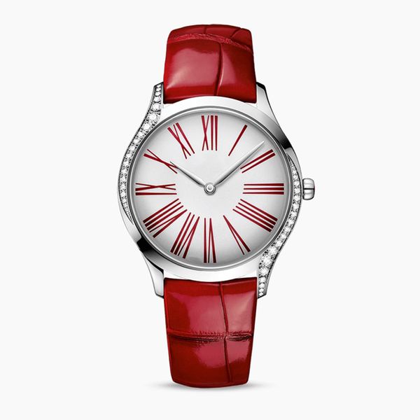 classic women watch quartz movement watches 36mm case with diamonds wristwatches montre de luxe strap adjustable, Slivery;brown
classic women watch quartz movement watches 36mm case with diamonds wristwatches montre de luxe strap adjustable, Slivery;brown