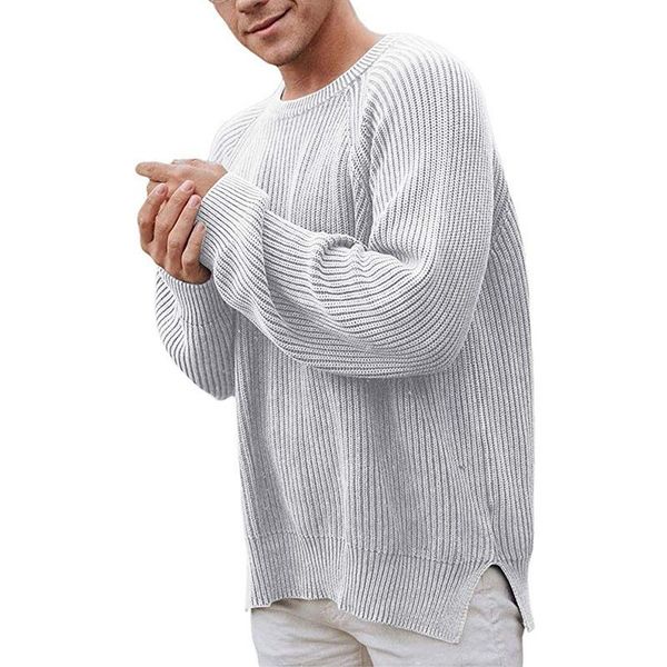 autumn men jackets knitted jumpers casual solid sweater long sleeve crew neck ribbed sweaters mens clothing fashion slit hem loose, Black;brown
autumn men jackets knitted jumpers casual solid sweater long sleeve crew neck ribbed sweaters mens clothing fashion slit hem loose, Black;brown