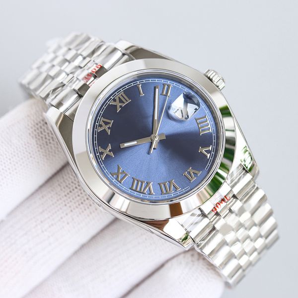luxurious mens watches blue 41mm automatic machine 904l stainless steel strap folding buckle designer gold watch strap calendar montre de lu, Slivery;brown
luxurious mens watches blue 41mm automatic machine 904l stainless steel strap folding buckle designer gold watch strap calendar montre de lu, Slivery;brown